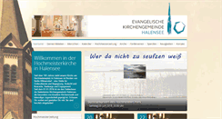 Desktop Screenshot of hochmeisterkirche.de